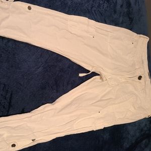 Express white capris